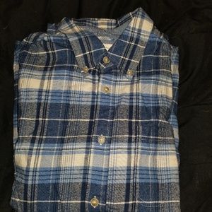 Blue and White Flannel